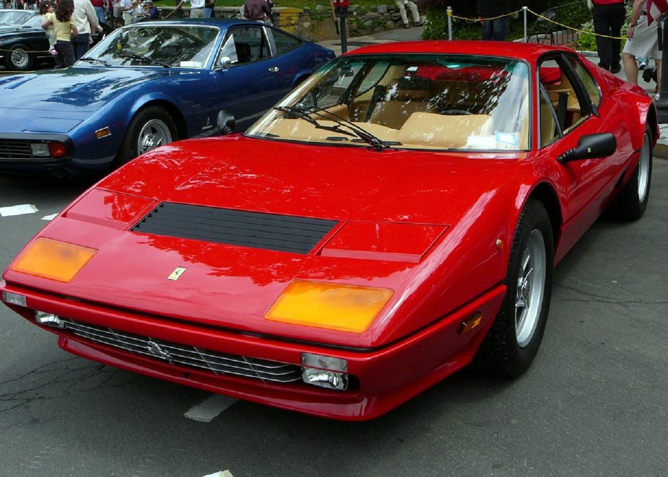 Red Ferrari 512Bbi - 1972
