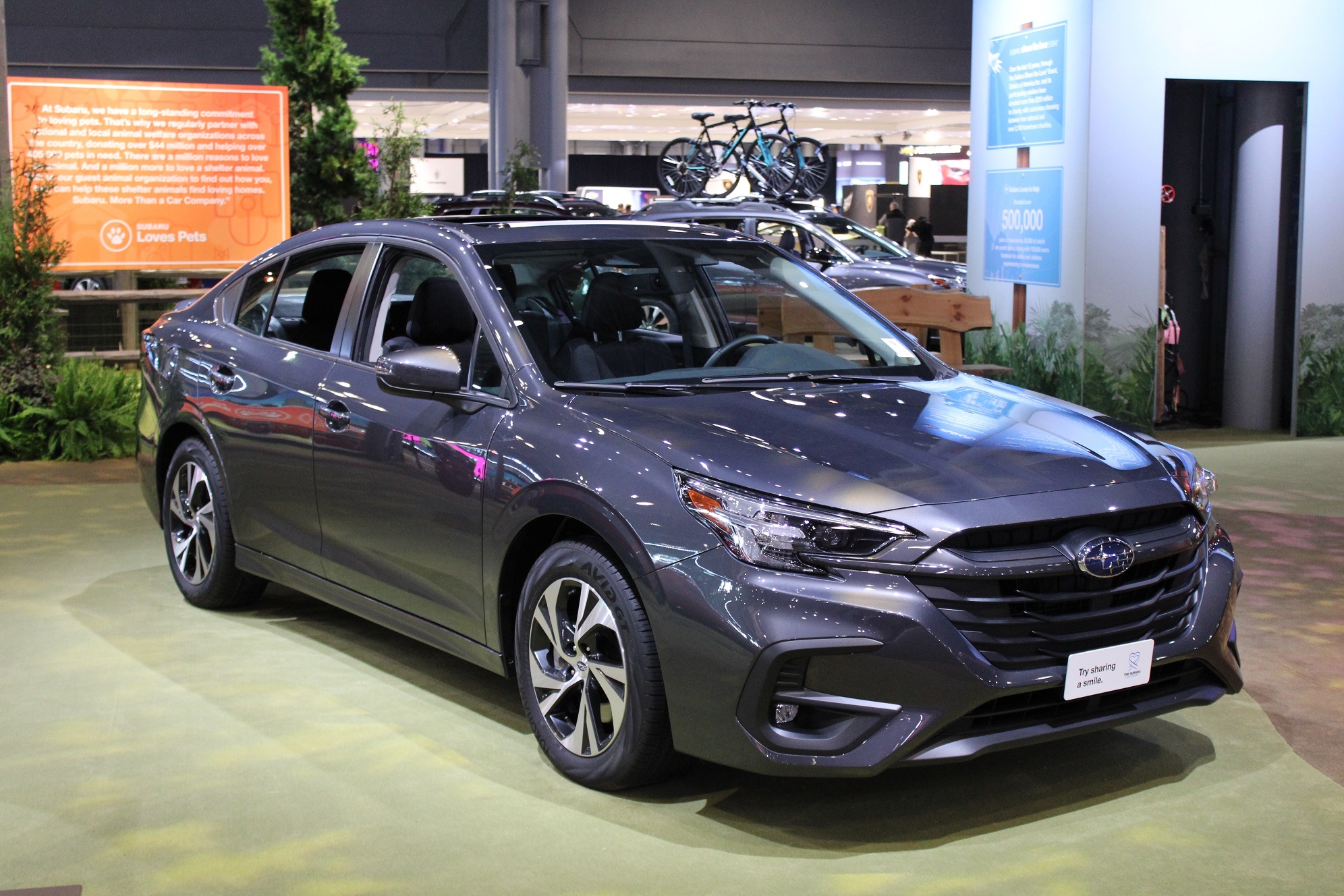 All New 2023 Subaru Legacy on display at the New York Auto Show