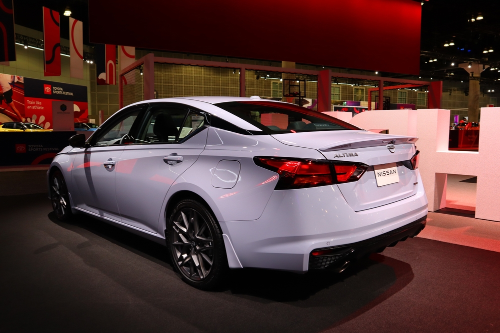 NISSAN ALTIMA SR at 2023 Los Angeles Auto Show.