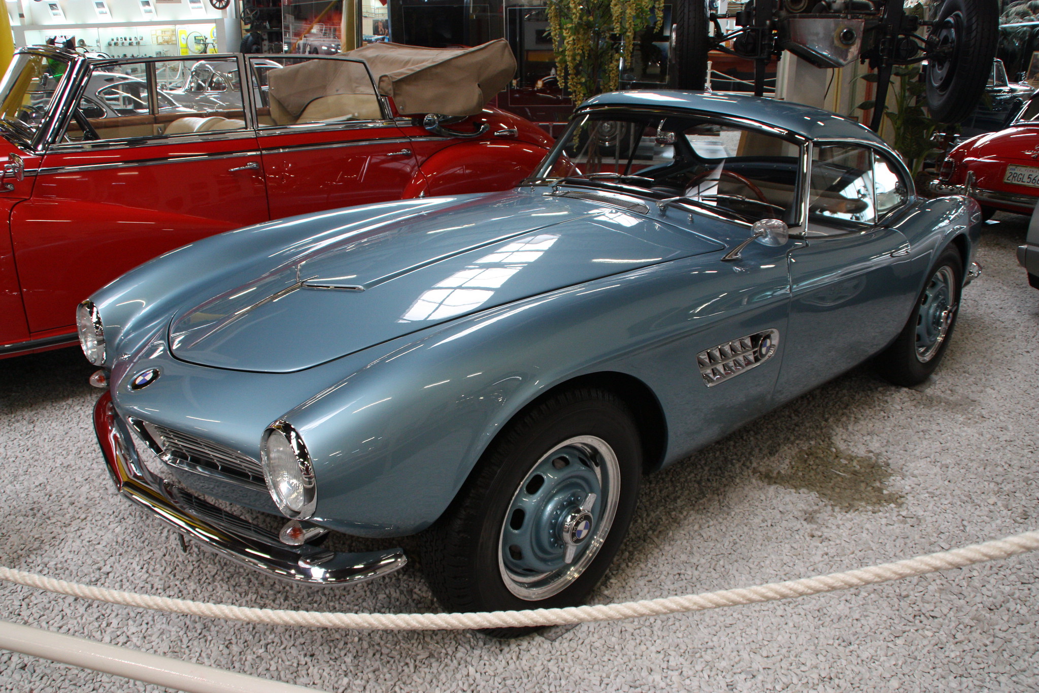 Light blue BMW 507