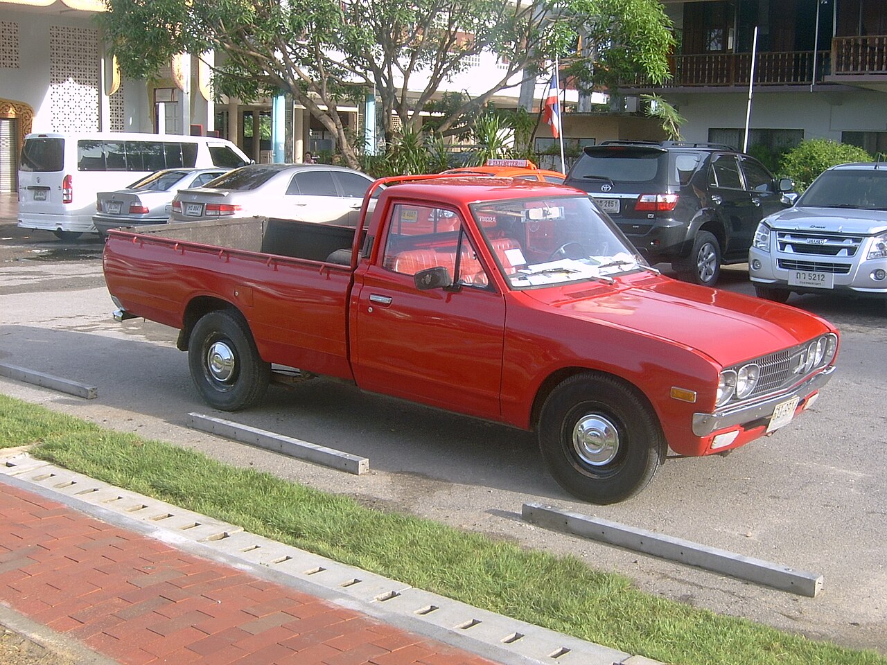 Red Datsun 620 in Thailand - 2012