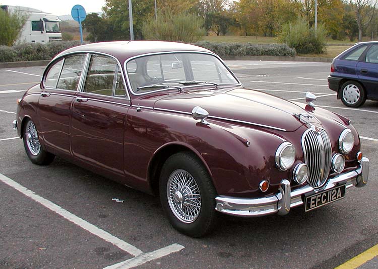 Close Up Photo of Jaguar 3.4 Mk2, registered 1963
