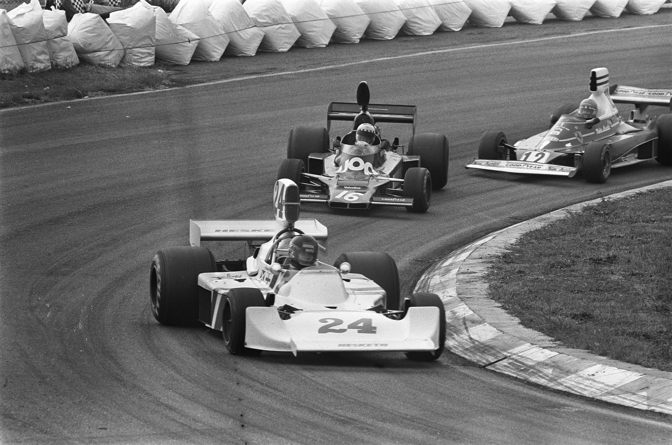 Hunt, Lauda And Pryce At 1975 Dutch Grand Prix