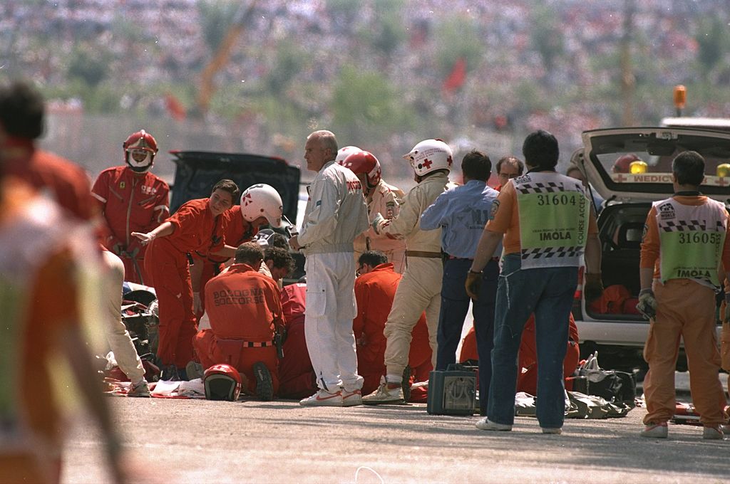 Ayrton Senna crash