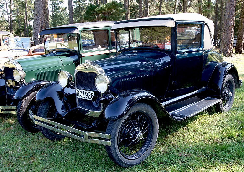 Close Up Photo of 1928 Ford Model A Special Coupe