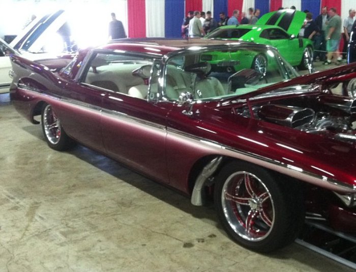 Gene Winfield car displayed on exhibition