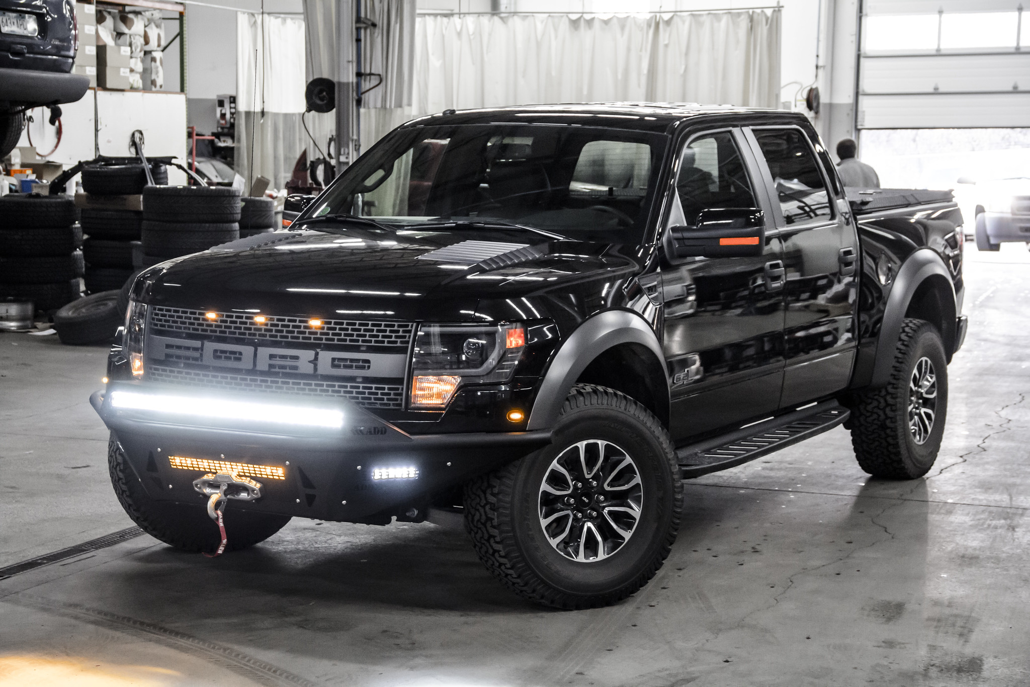 Black Ford F-150 Raptor