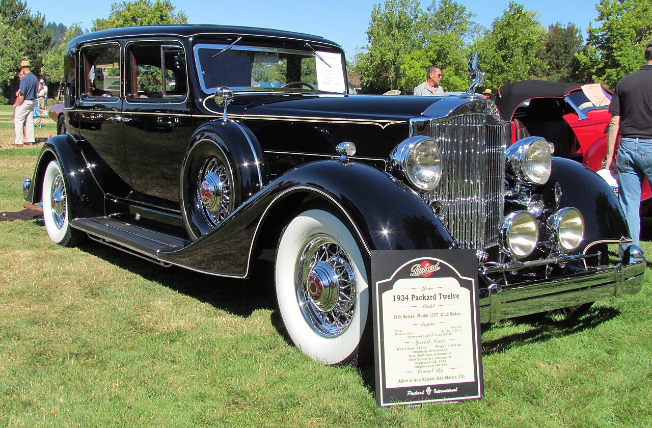 1934 Packard 12 11Th Series Model 1107 Club Sedan
