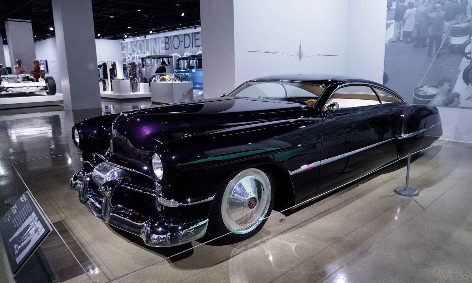 Purple 1948 Cadillac Sedanette reproduction called CadZZilla