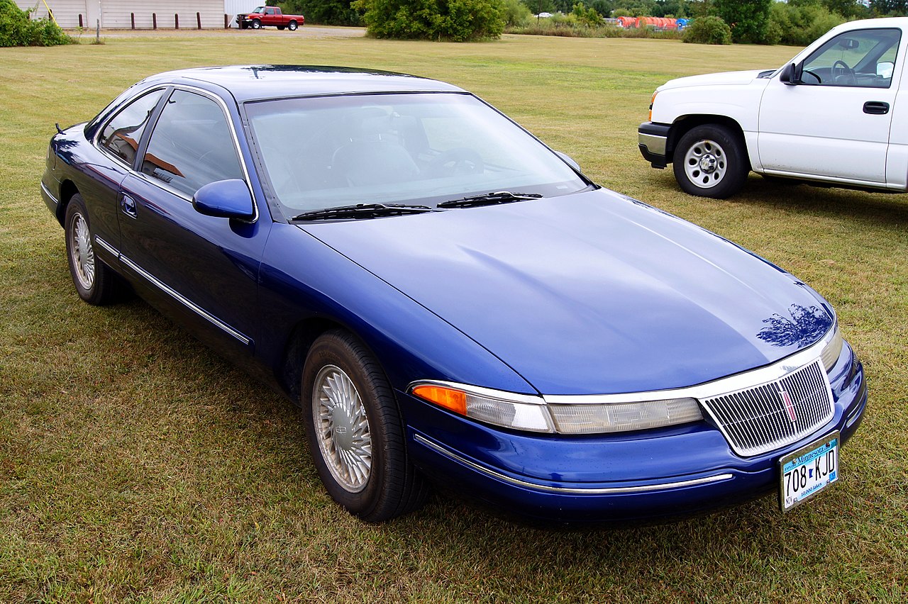 1993 Blue Lincoln Mark VIII