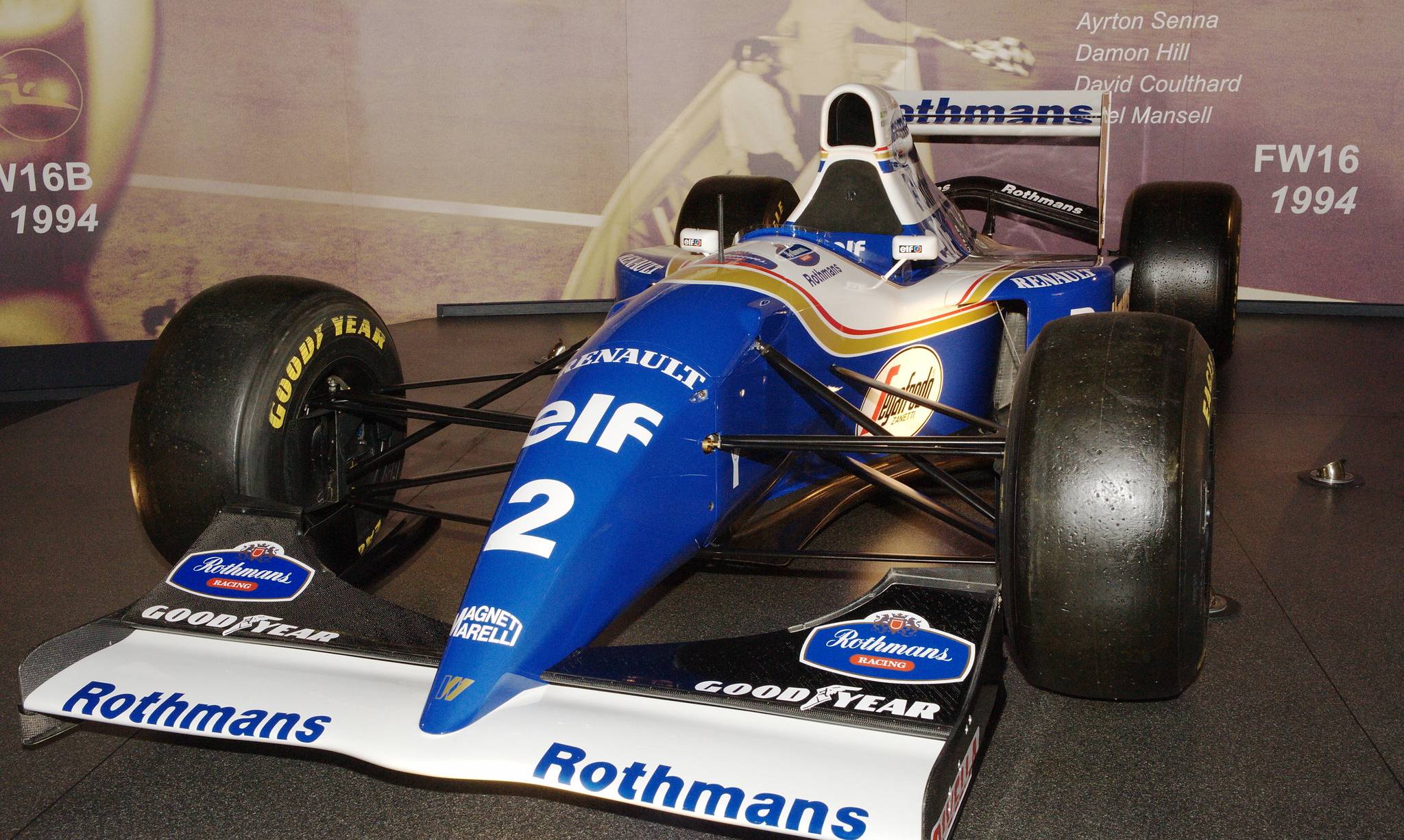 Williams FW16 of Ayrton Senna