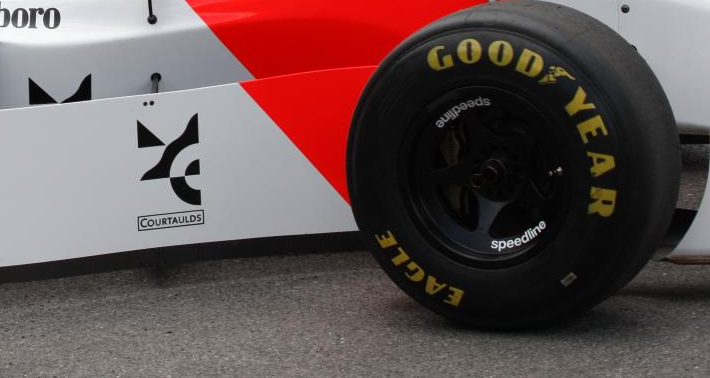 Ayrton Senna's car tire