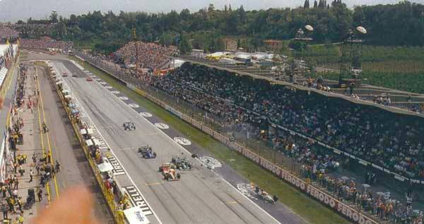 Racing Accident at 1994 Imola Start
