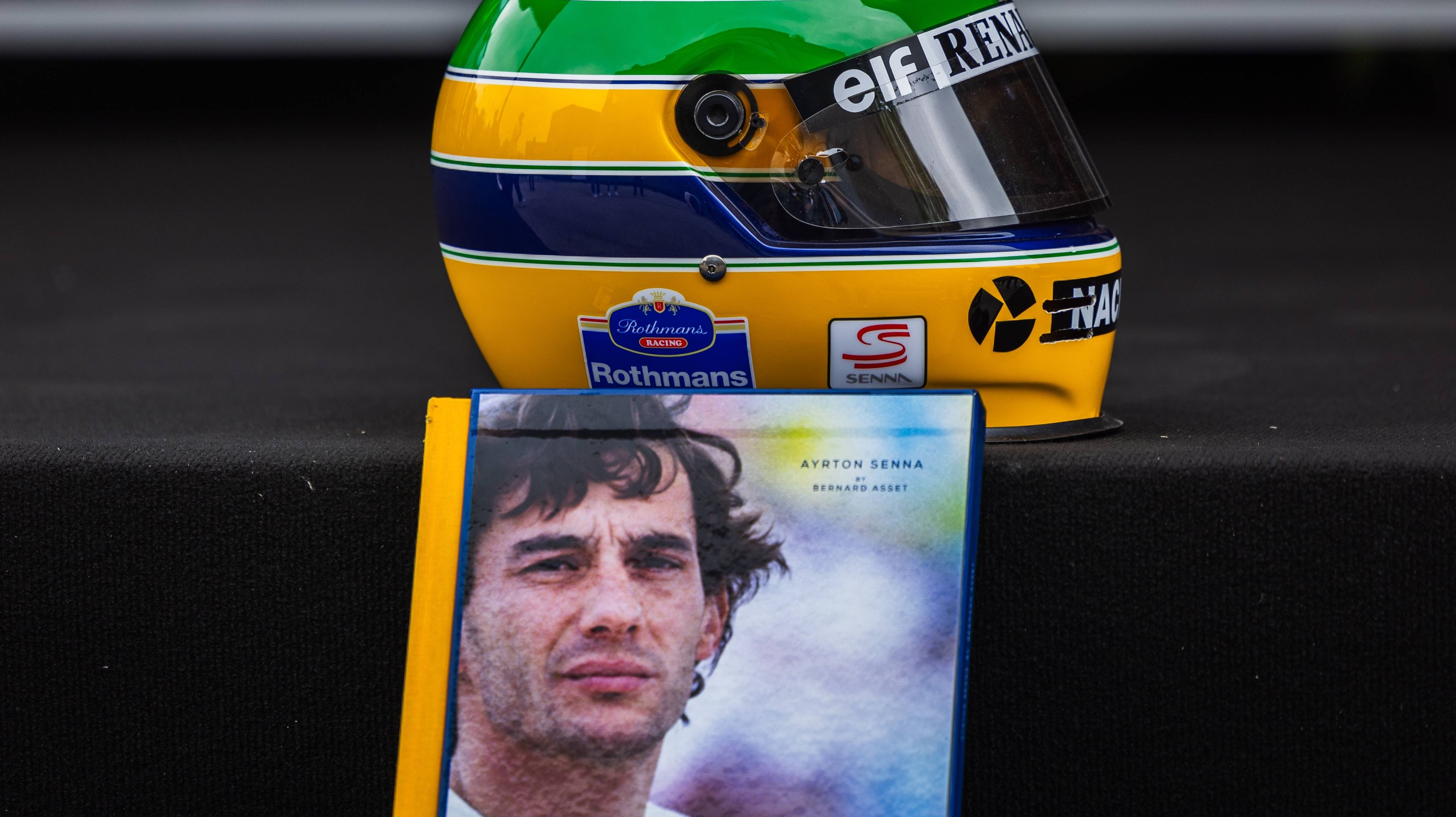 Racing helmet of Ayrton Senna