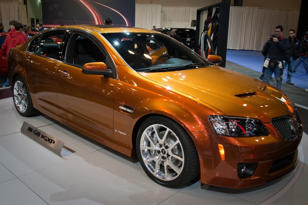 Close Up Photo of Orange Pontiac 2009 G8 GXP