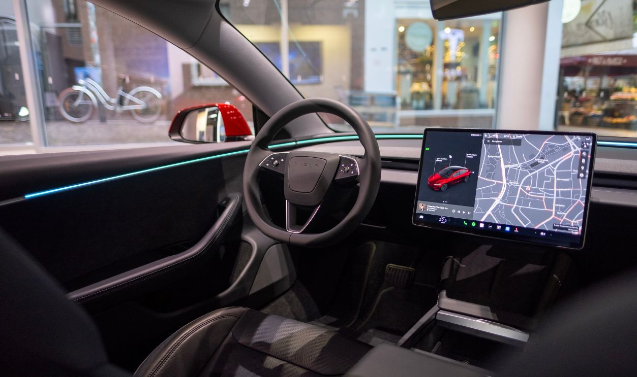 Tesla car interior