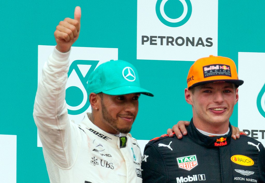 Lewis Hamilton And Max Verstappen in Malaysia