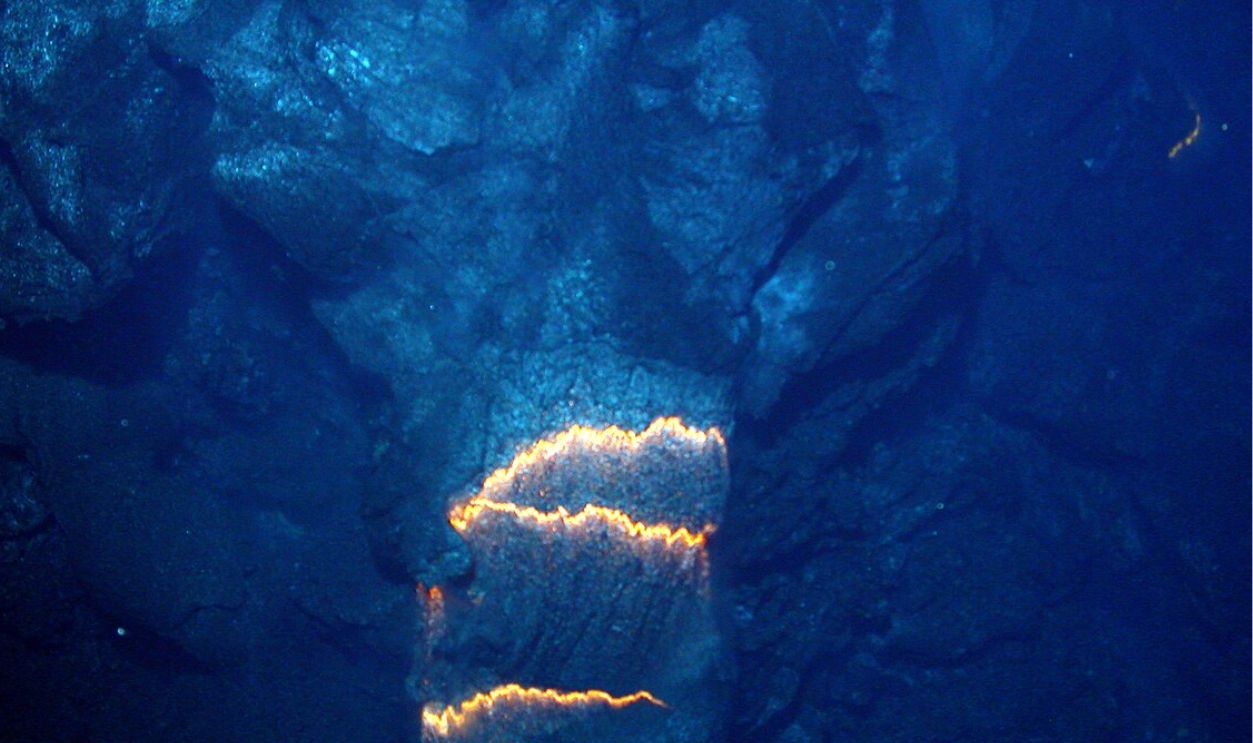 Bands Of Glowing Magma
