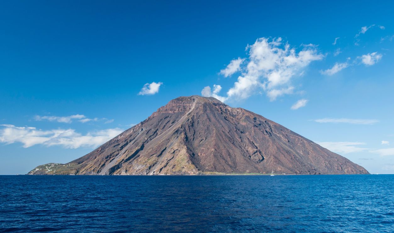 The Volcanic Island Of Stromboli