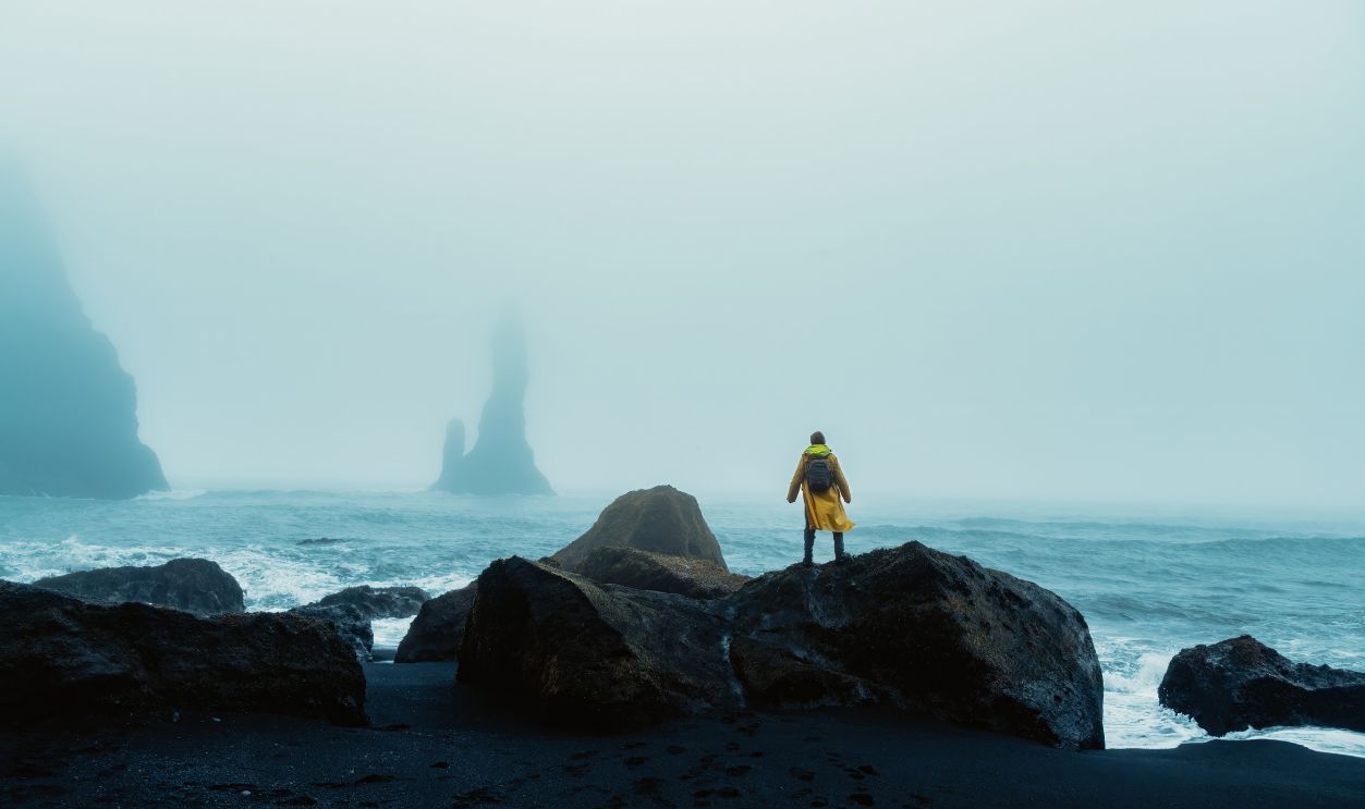 Man In A Yellow Raincoat
