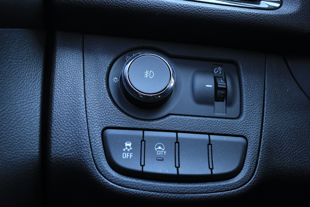 Defocus, background, auto light control dashboard of car