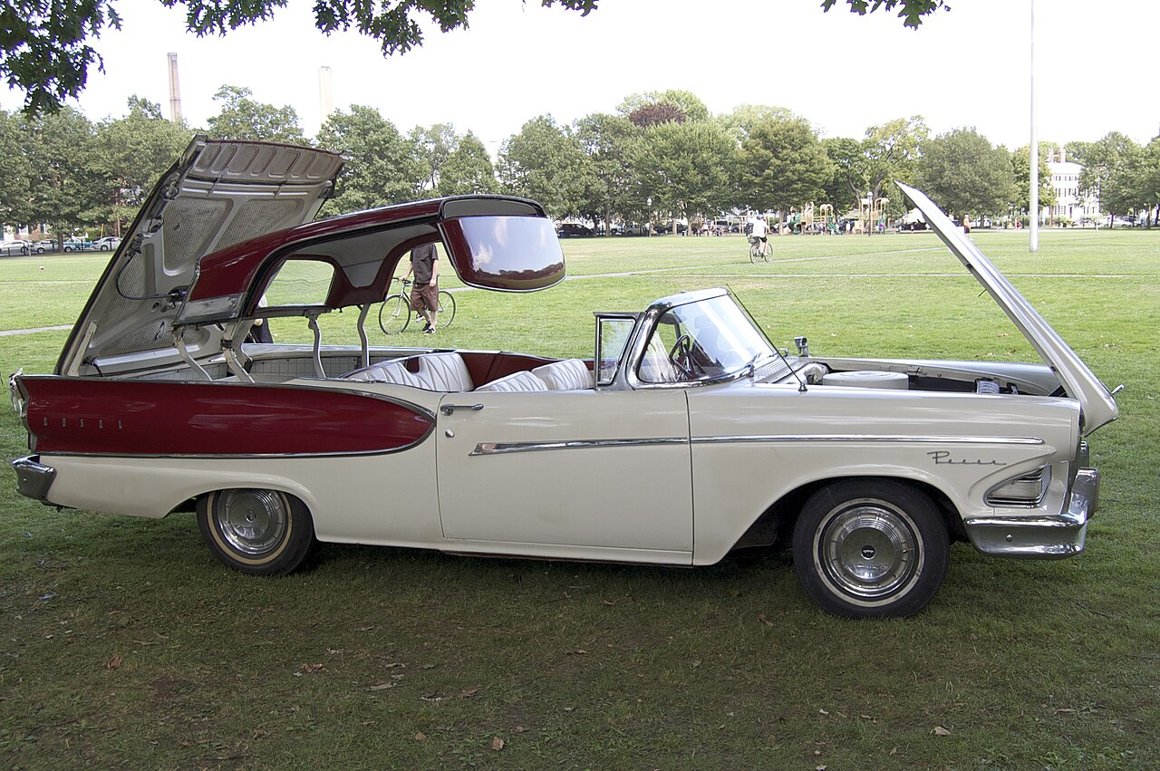 Edsel Pacer Convertible With Ford Skyliner Hardtop