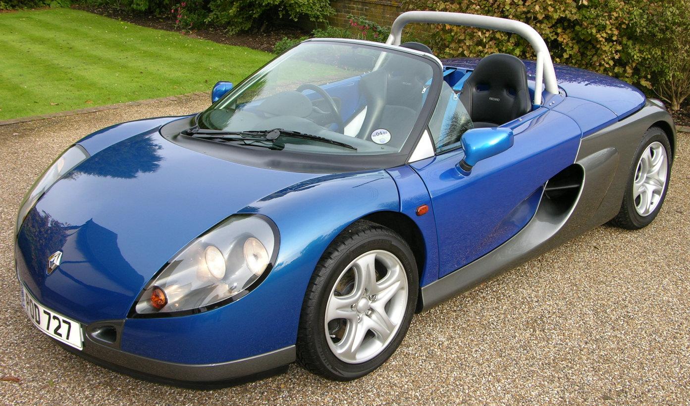 Blue Renault Sport Spider
