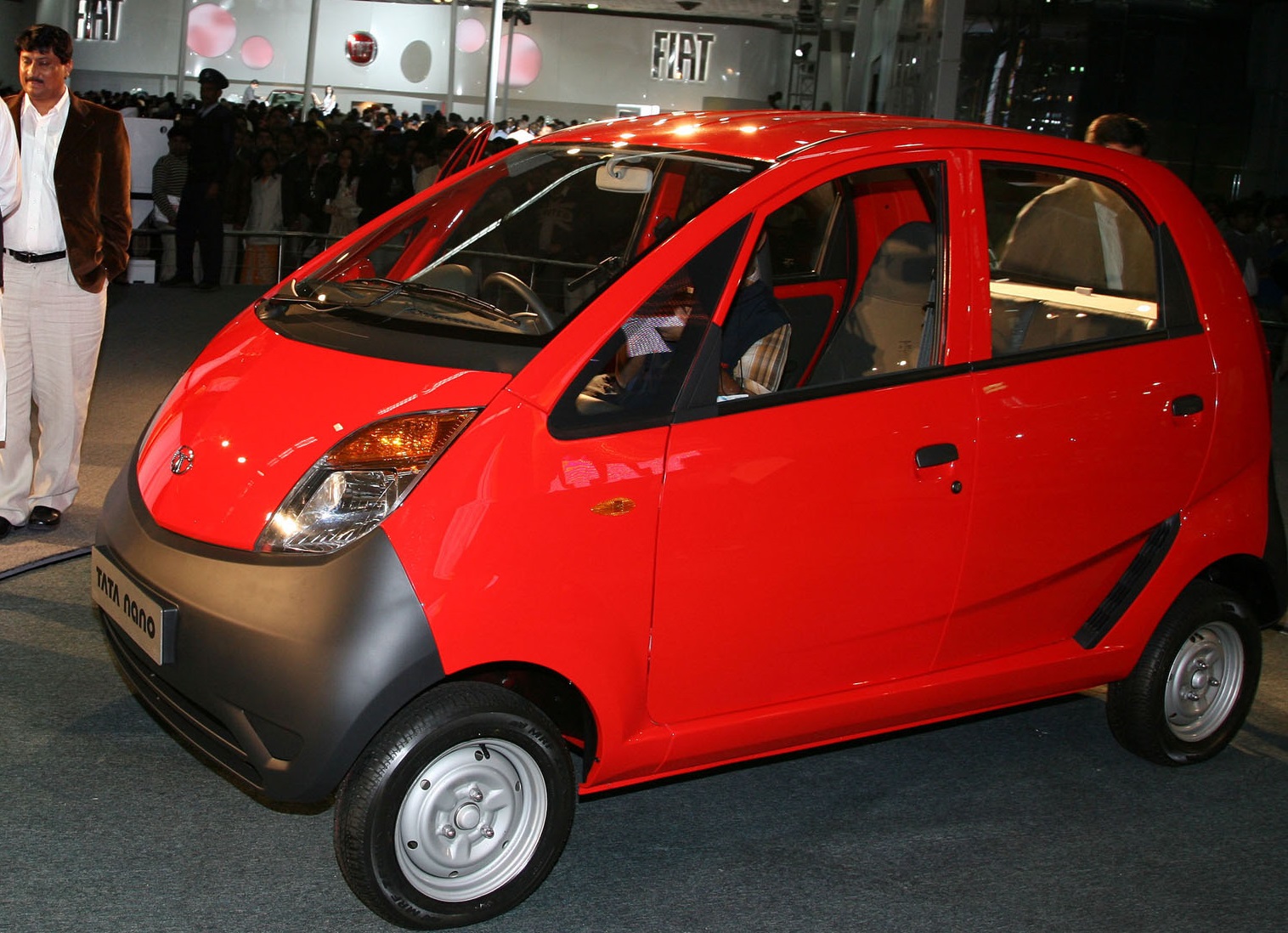 Red Tata Nano (2008)