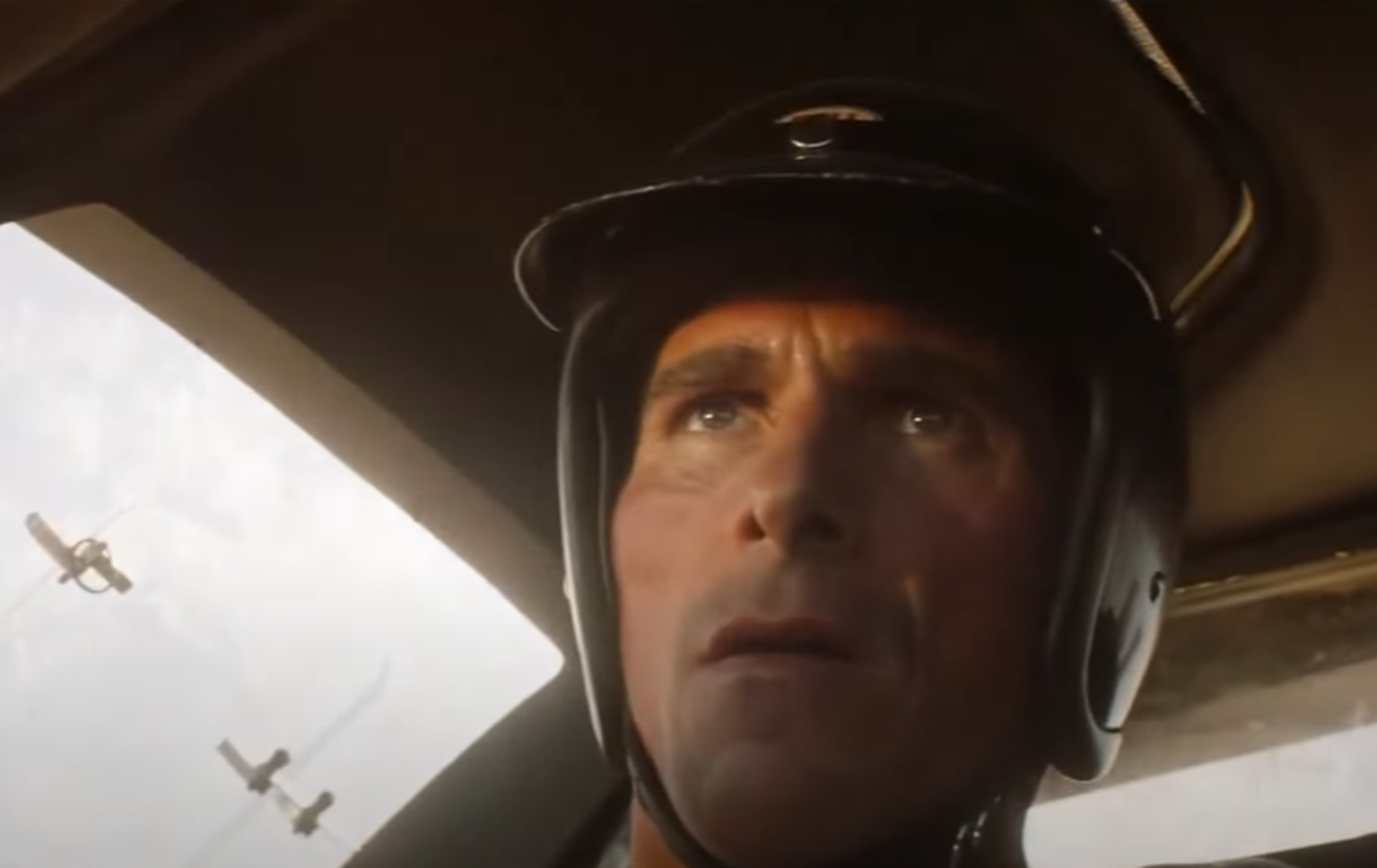 Screenshot of Christian Bale (Ken Miles) from Ford v Ferrari (2019)