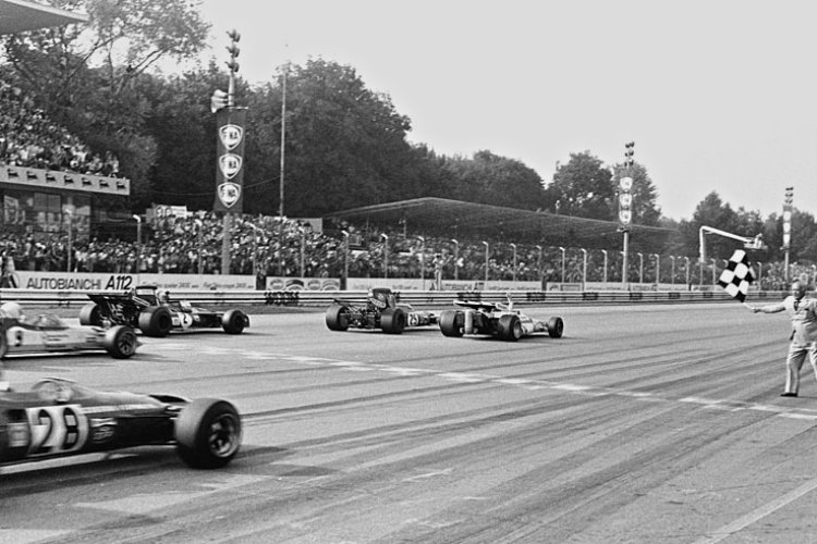 End of the 1971 Italian Grand Prix
