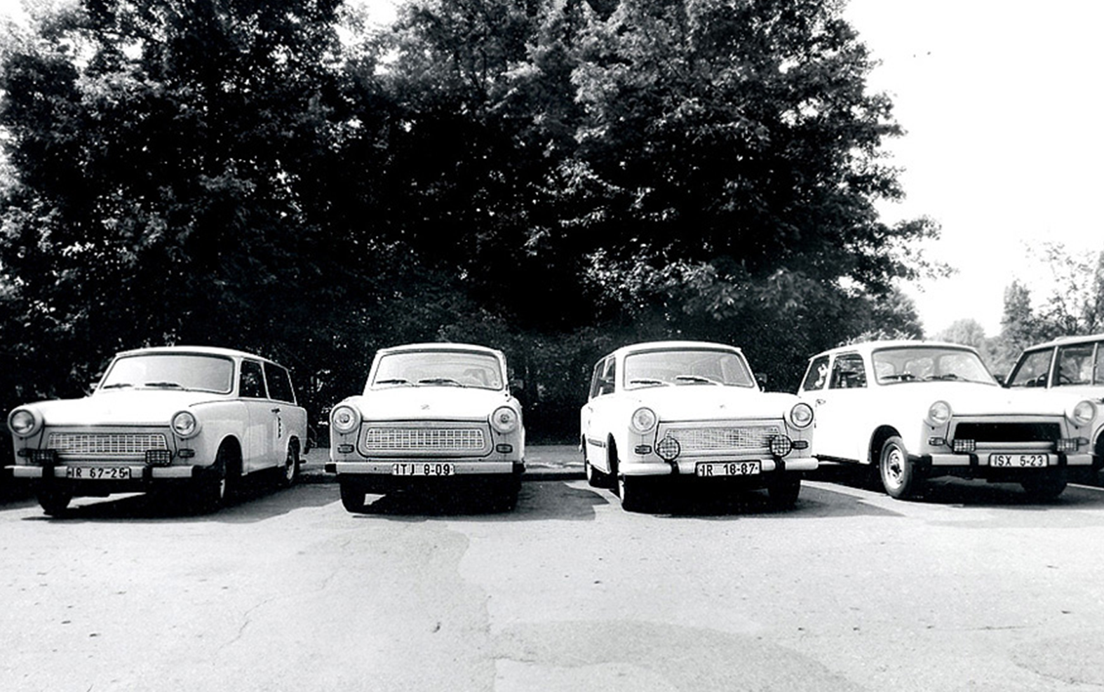 East Berlin Trabant Foursome - 1990