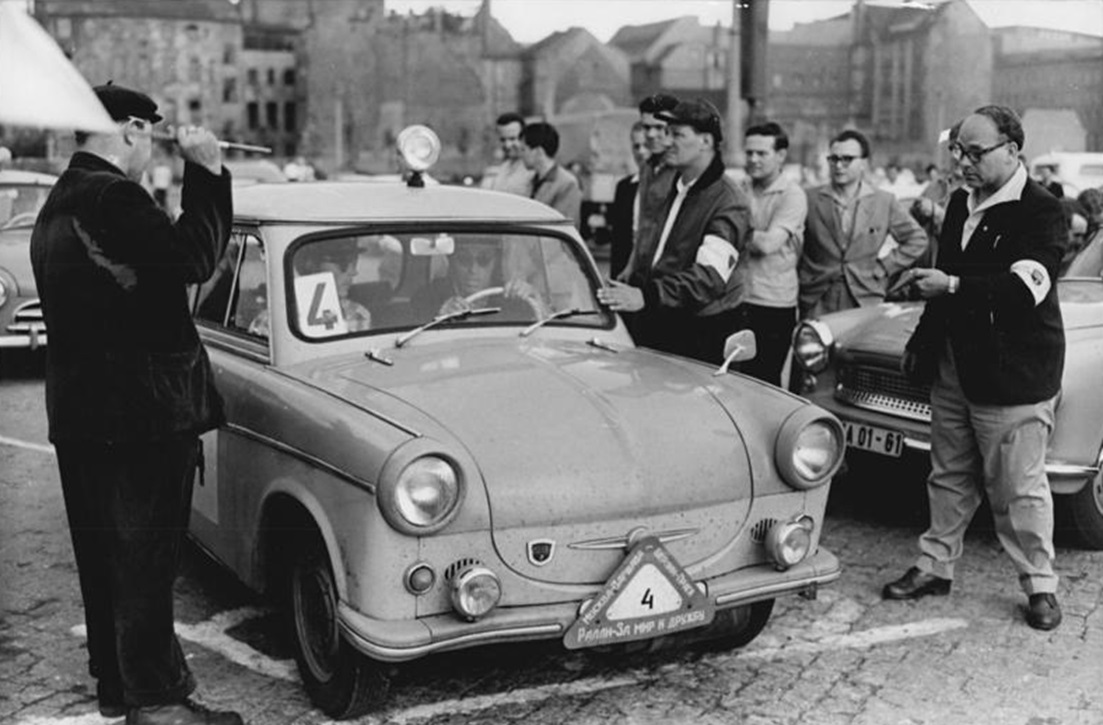 Trabant P50 on the street