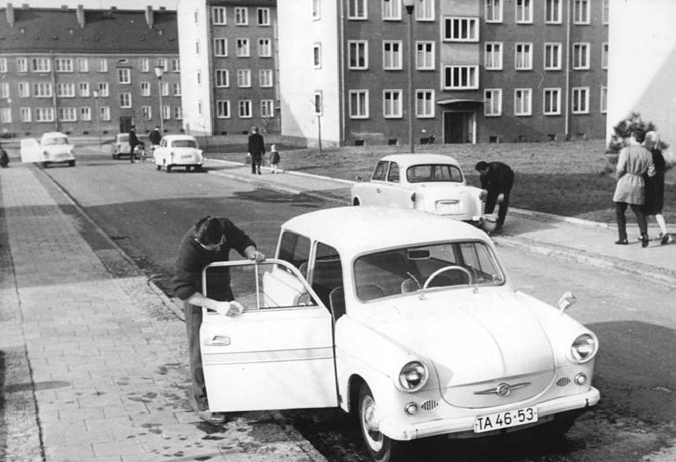 Trabant P 50 in the street - 1964