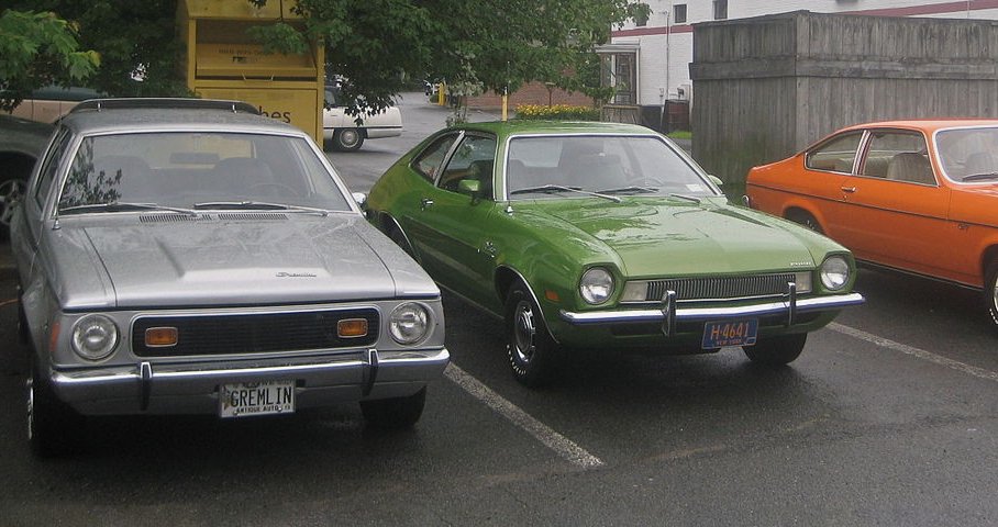 Vega GT with Pinto Runabout and Gremlin X