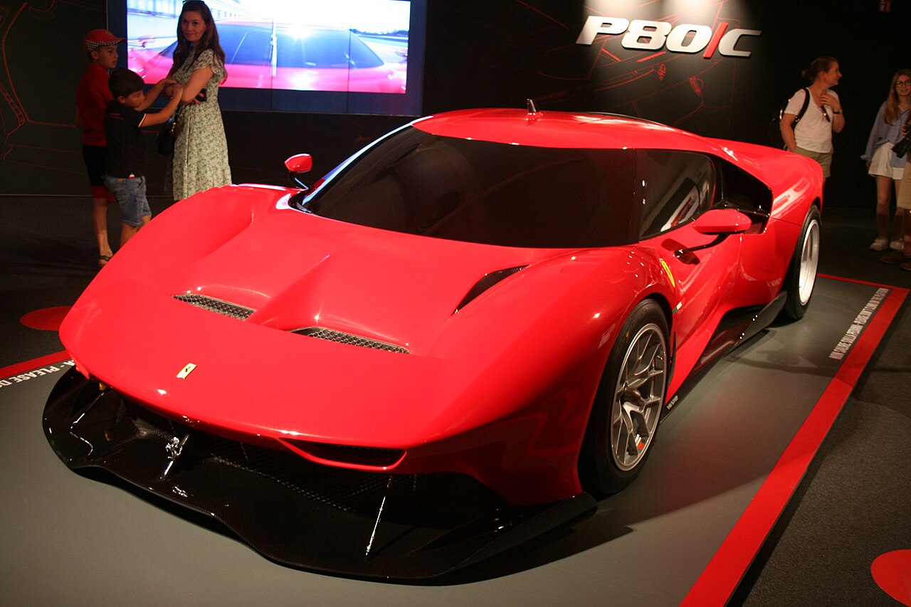 Ferrari P80/C exhibited at the Ferrari Museum