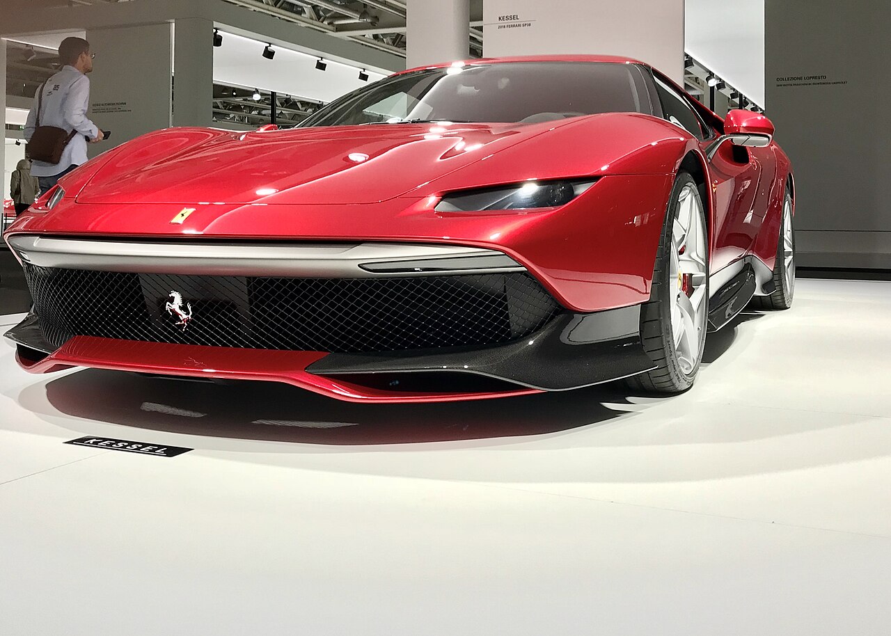 Red Ferrari SP38 Deborah, Grand Basel