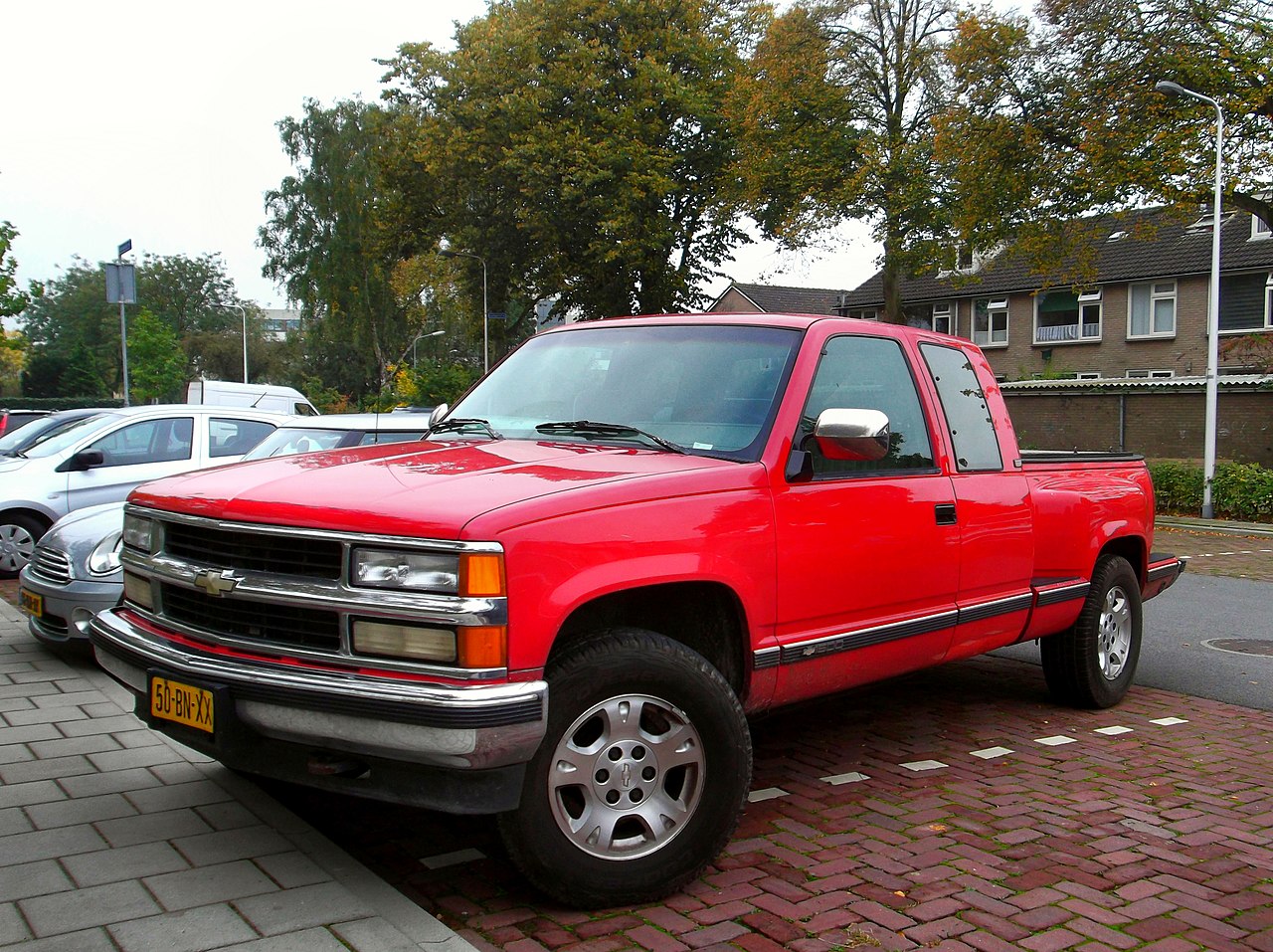 Red chevy c-1500