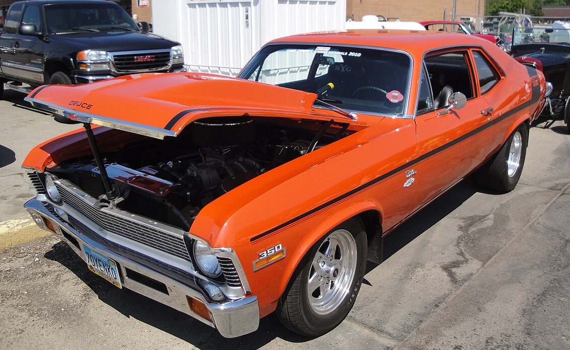 1970 Orange Chevrolet Nova
