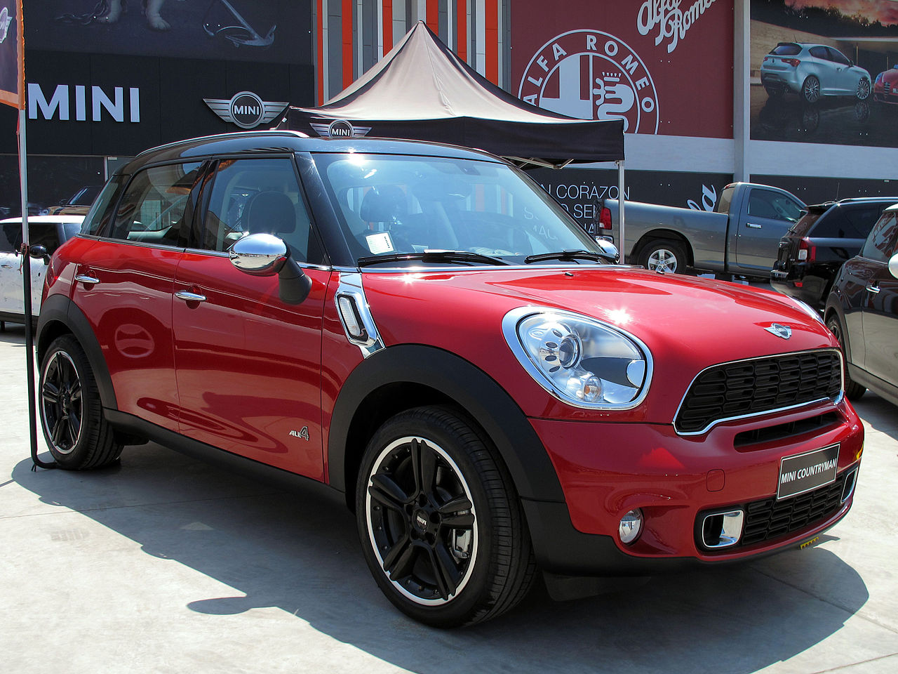 Red Mini Cooper S