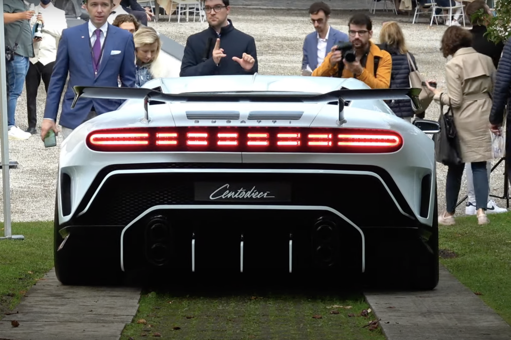 Bugatti Centodieci Rear view