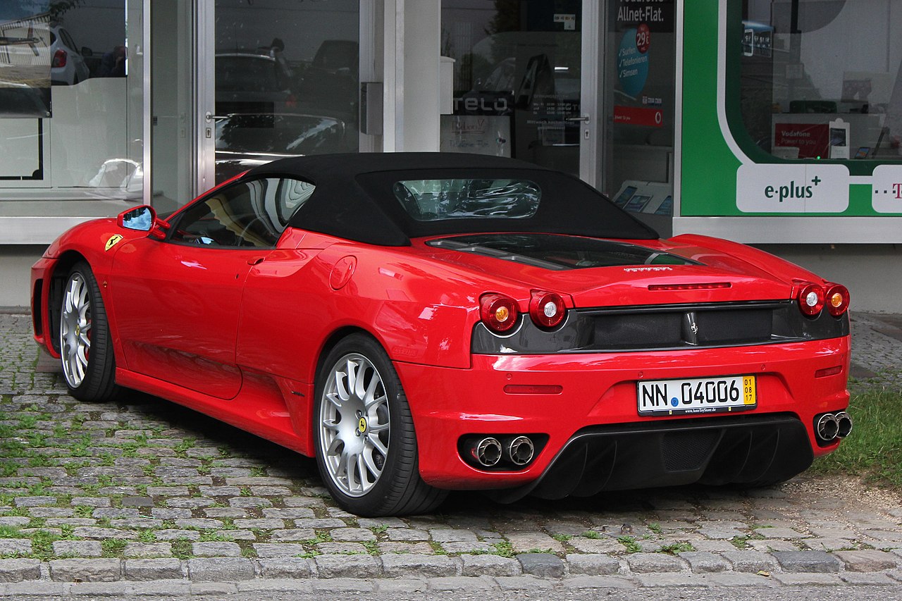 Red Ferrari F430 Spider