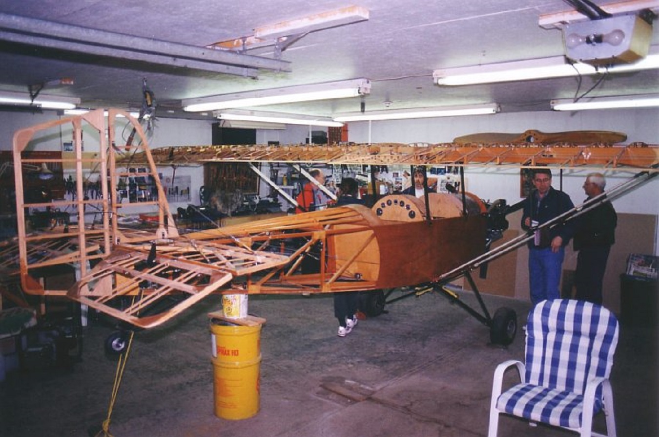 Pietenpol Air Camper under construction.