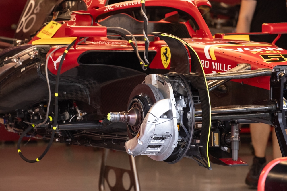 Brake system of Ferrari - Italy 2024