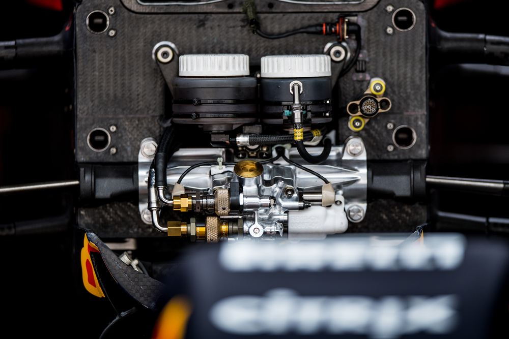 Hydraulic system at Formula One Chinese Grand Prix at Shanghai Circuit - 2017