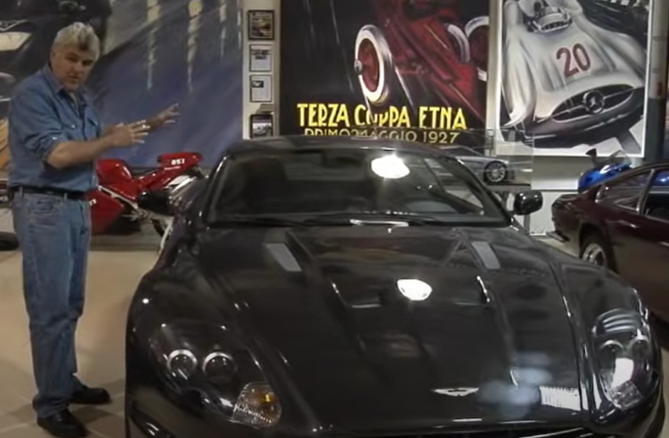 A visually captivating still taken from a pivotal moment in the television series Jay Leno's Garage (2015-2022)