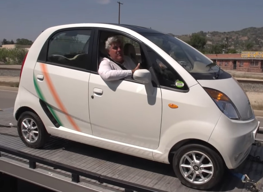 A visually captivating still taken from a pivotal moment in the television series Jay Leno's Garage (2015-2022)