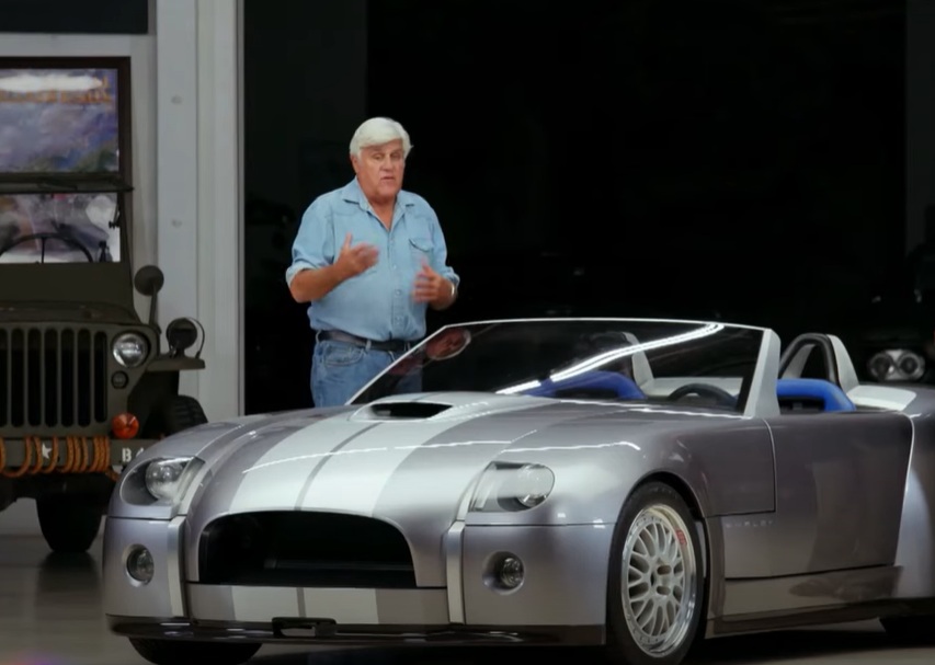 A visually captivating still taken from a pivotal moment in the television series Jay Leno's Garage (2015-2022)