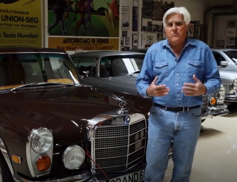A visually captivating still taken from a pivotal moment in the television series Jay Leno's Garage (2015-2022)