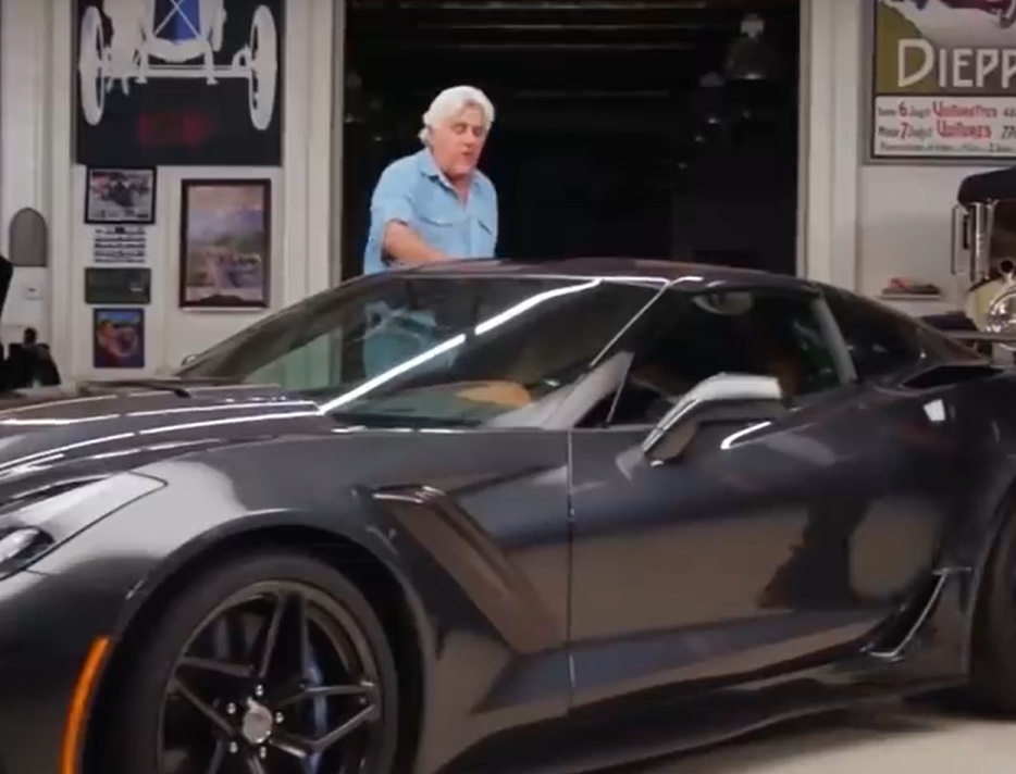 A visually captivating still taken from a pivotal moment in the television series Jay Leno's Garage (2015-2022)