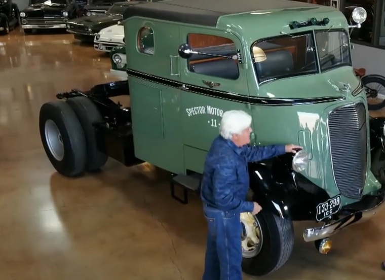 A visually captivating still taken from a pivotal moment in the television series Jay Leno's Garage (2015-2022)